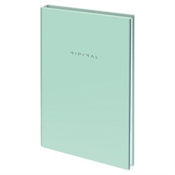 Блокнот БОЛЬШОЙ ФОРМАТ 200х290 мм, А4, 80 л., твердый, клетка, BRAUBERG "Minimal", мятный, 116435 - фото 13686859