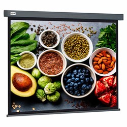 Экран Cactus Wallscreen CS-PSW-150X150-SG, 150x150 см, 1:1, настенно-потолочный, серый, PSW-150x150-SG - фото 13695037