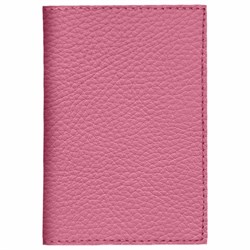 Обложка для паспорта натуральная кожа флоттер, кожаный уголок, пудрово-розовая, BRAUBERG, 238861 - фото 13701066