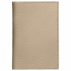 Обложка для паспорта натуральная кожа флоттер, кожаный уголок, бежевая, BRAUBERG, 238863 - фото 13701068