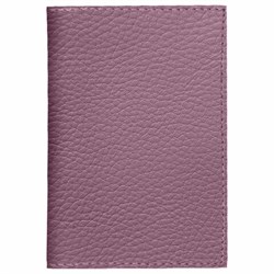 Обложка для паспорта натуральная кожа флоттер, кожаный уголок, лавандовая, BRAUBERG, 238864 - фото 13701069