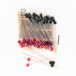 Пики для канапе бамбуковые "Кристалл", 12 см, 100 шт., КП, 138295 - фото 13701556