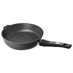 Сковорода индукционная 26 см, съемная soft-touch ручка, антипригарное покрытие, МЕЧТА "Гранит", 026802И - фото 13701576
