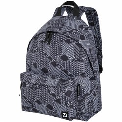 Рюкзак BRAUBERG СИТИ-ФОРМАТ универсальный, "Night city", черный, 41х32х14 см, 271679 - фото 13705441