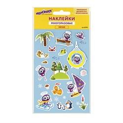 Наклейки зефирные "Моя планета", многоразовые, 10х15 см, ЮНЛАНДИЯ, 661798 - фото 13706297