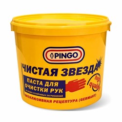 Паста очищающая средство для рук, 5 л, PINGO (Пинго), ЧИСТАЯ ЗВЕЗДА, от самых стойких загрязнений, банка, 85010-12 - фото 13711299