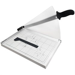 Резак сабельный BRAUBERG KATANA TSM-412, А4, на 12 л., длина реза 340 мм, металлическое основание, защитный экран, 532985 - фото 13713305