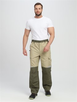 Брюки Челси CH (тк.Канвас,270), хаки/бежевый - фото 13740719