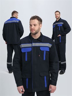 Костюм Итрорис-2 СОП (тк.Саржа,250) п/к, т.синий/васильковый - фото 13741068