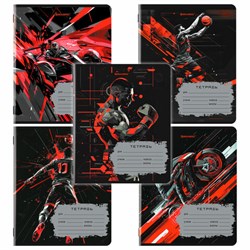 Тетрадь 18 л. BRAUBERG, клетка, обложка картон, MEN'S SPORT, 107294 - фото 13742848