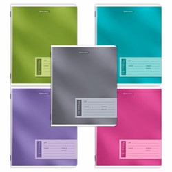 Тетрадь 18 л. BRAUBERG линия, обложка картон, ONE COLOUR, 107301 - фото 13742855