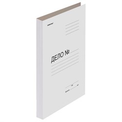 Папка без скоросшивателя "Дело", картон, плотность 280 г/м2, до 200 листов, ОФИСМАГ, 124572 - фото 13743215