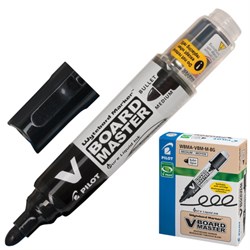 Маркер для доски PILOT "V-BOARD MASTER", ЧЕРНЫЙ, круглый наконечник, 4 мм, WBMA-VBM-M, WBMA-VBM-M B - фото 13743488