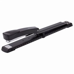 Степлер брошюровочный №24/6, 26/6 BRAUBERG "Universal", до 25 листов, черный, 220942 - фото 13744000