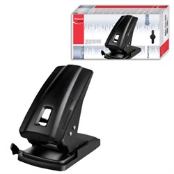 Дырокол MAPED (Франция) "Essentials", металлический, мощный, на 70 листов, черный, 406411 - фото 13744075