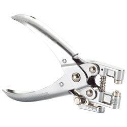 Дырокол на 1 отверстие для установки люверса (225143), диаметр отверстия 5 мм, до 30 листов, хром, KW-trio, 9718, -9718 - фото 13744088