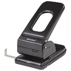 Дырокол металлический МОЩНЫЙ BRAUBERG "Heavy duty", до 60 л., черный, 226868 - фото 13744126