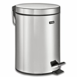 Ведро мусорное с педалью 5 литров "Classic", ЗЕРКАЛЬНОЕ, нержавеющая сталь, со съемным внутренним ведром, LAIMA, 232260 - фото 13744344