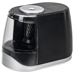 Точилка электрическая BRAUBERG ONE фреза с автостопом, 4 батарейки AA/USB (под адаптер), 270577 - фото 13744680