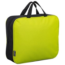 Папка на молнии с ручками STAFF EVERYDAY А4, 1 отделение, полиэстер, 80 мм, зеленая, 270742 - фото 13744704