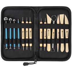 Набор инструментов для лепки и моделирования, 14 шт. в пенале, BRAUBERG ART CLASSIC, 271156 - фото 13744729