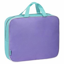 Папка на молнии с ручками STAFF EVERYDAY А4, 1 отделение, полиэстер, 80 мм, лавандовая, 271487 - фото 13744771