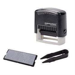 Штамп самонаборный 3-строчный ОФИСМАГ, оттиск 38х14 мм, "Printer 8051", КАССА В КОМПЛЕКТЕ, 271923 - фото 13744812