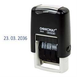 Датер-мини ОФИСМАГ, месяц цифрами, оттиск 22х4 мм, "Printer 7810 BANK", 271926 - фото 13744814