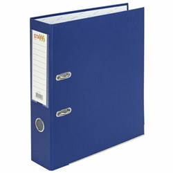 Папка-регистратор STAFF "Profit" с покрытием из ПВХ, 75 мм, с уголком, синяя, СЪЕМНЫЙ МЕХАНИЗМ, 272013 - фото 13744830