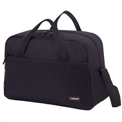 Сумка спортивная HEIKKI MOVE (ХЕЙКИ), карман на молнии, черная, 30x45x20 см, 272620 - фото 13744971