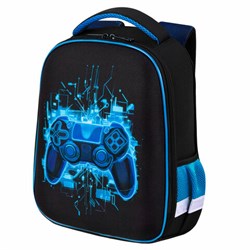 Ранец BRAUBERG KIDS START, 1 отделение, 2 кармана, Digital gamepad, 3D-панель, 35х26х13 см, 273152 - фото 13745102