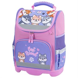 Ранец ЮНЛАНДИЯ WISE, 1 отделение, 3 кармана, устойчивое дно, Best fellows, 37х29х15 см, 273161 - фото 13745111