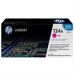 Картридж лазерный HP (Q6003A) ColorLaserJet CM1015/2600 и др, №124A, пурпурный, оригинальный, 2000 страниц - фото 13745668