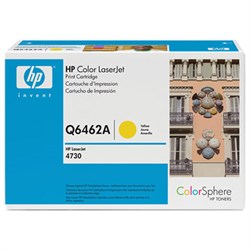 Картридж лазерный HP (Q6462A) ColorLaserJet CM4730, желтый, оригинальный, ресурс 12000 стр. - фото 13745686