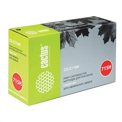 Картридж лазерный CACTUS (CS-C715H) для CANON i-SENSYS 3310/3370, ресурс 7000 стр. - фото 13746184