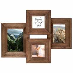 Рамка из мангового дерева BRAUBERG LOFT QUAD, фото разного размера, стекло, 52х39 см, 391283 - фото 13747023