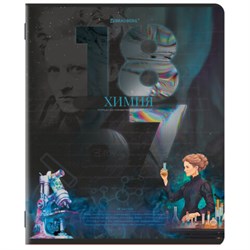 Тетрадь предметная ДАТЫ 48 л., TWIN-лак, ХИМИЯ, клетка, подсказ, BRAUBERG, 405133 - фото 13747132