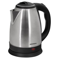 Чайник CROMEX (КРОМЕКС) KT-115, 1,5 л, 1500 Вт, закрытый нагревательный элемент, нержавеющая сталь, серебристый, 452925 - фото 13747191