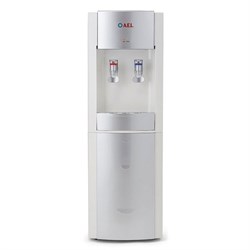 Кулер для воды AEL LD-AEL-28, напольный, НАГРЕВ/ОХЛАЖДЕНИЕ ЭЛЕКТРОННОЕ, 2 крана, белый/серебристый, 00256 - фото 13747222