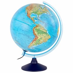 Глобус интерактивный + очки VR физический / политический Globen, 32 см, с подсветкой, INT13200288 - фото 13747231