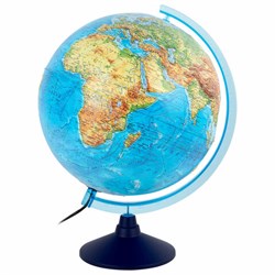 Глобус интерактивный + очки VR, физический / политический, GLOBEN, 32 см, рельефный, с подсветкой, INT13200290 - фото 13747797