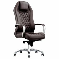 Кресло BRABIX PREMIUM "Aurus EX-705", мультиблок, алюминий, экокожа, коричневое, 532929 - фото 13748390