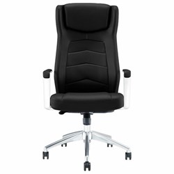 Кресло BRABIX PREMIUM "Viking EX-759", синхромеханизм, алюминий, натуральная кожа, черное, 532933 - фото 13748394