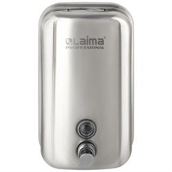Дозатор для жидкого мыла LAIMA PROFESSIONAL INOX (гарантия 3 года), 1 л, нержавеющая сталь, зеркальный, 605393 - фото 13748830