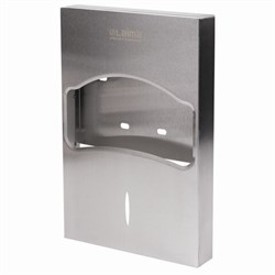 Диспенсер для покрытий на унитаз LAIMA PROFESSIONAL INOX, 1/4 сложения, нержавеющая сталь, матовый, 605704 - фото 13748854