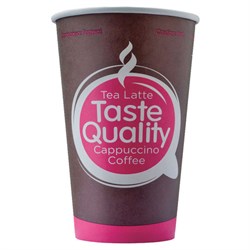 Стакан одноразовый бумажный 400/530 мл, D 90 мм, КОМПЛЕКТ 50 шт., однослойный, холодное/горячее, Taste Quality, ФОРМАЦИЯ, HB90-530-0399 - фото 13748882