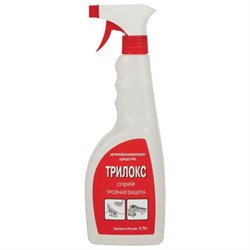 Средство дезинфицирующее для любых поверхностей с распылителем 750 мл ТРИЛОКС-СПРЕЙ, готовый раствор, ДТ-С-075 - фото 13748959