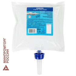 Картридж с жидким крем-мылом (Система S2) "Перламутровое", белое, 0,475 л, KEMAN, 100024-S475 - фото 13748994