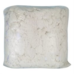 Ветошь ПУТАНКА 10 кг, отборная пряжа хлопковая белая, 100% хлопок - фото 13749192