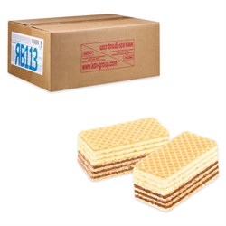 Вафли мини ЯШКИНО "Топ-топ" с начинкой из какао и тертого арахиса, гофрокороб 5 кг, ЯВ113 - фото 13749336